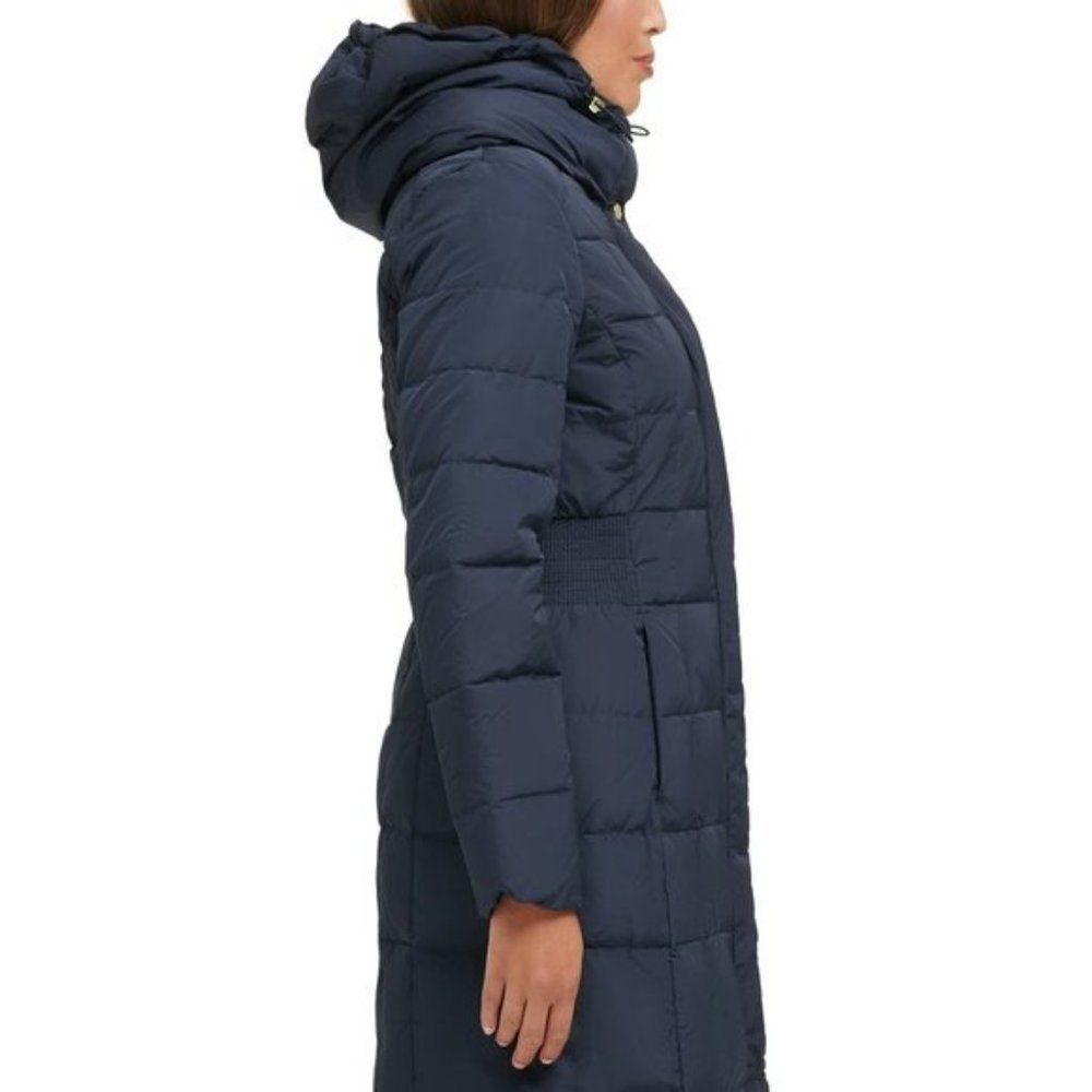 Box-Quilt Down Puffer Coat - Picture 2 of 8